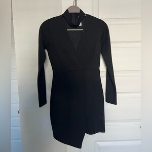 Black cocktail dress